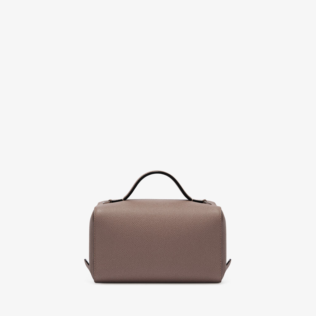 V-Line Crossbody Vanity Bag - Sahara Brown - Millepunte Soft calf leather - Valextra - 5