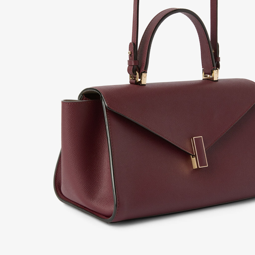 Iside Editor Top Handle Medium Bag - - Millepunte Soft calf leather - Valextra - 4