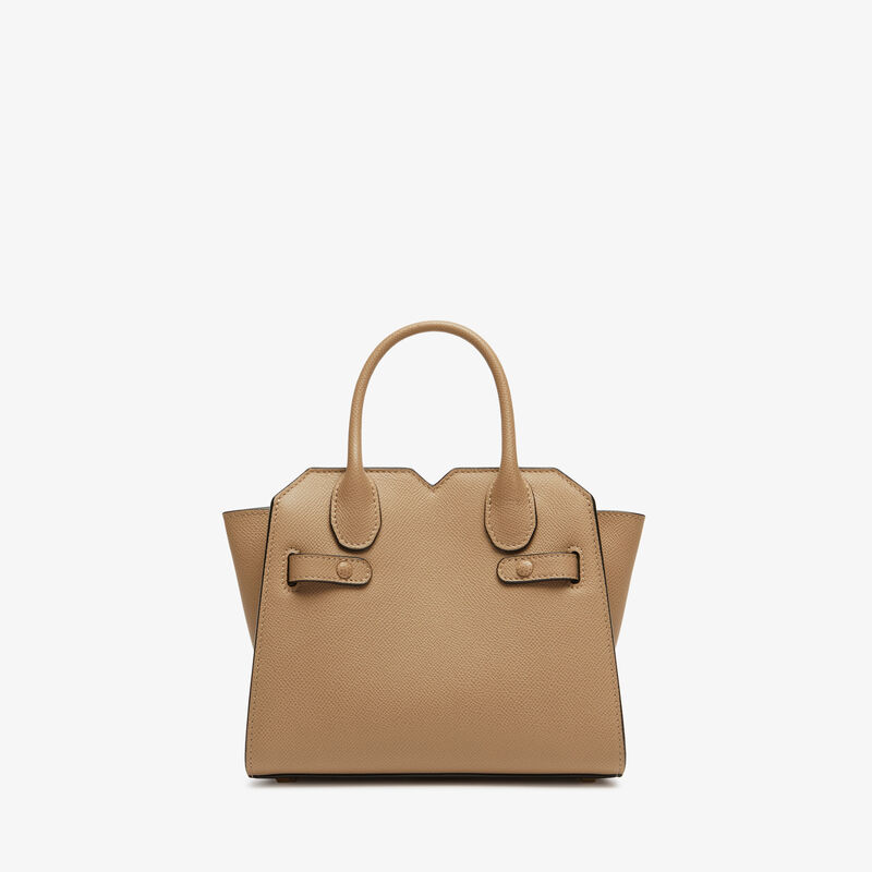 Milano Crossbody Micro Bag - Cashmere Beige - Millepunte Soft calf leather - Valextra - 8