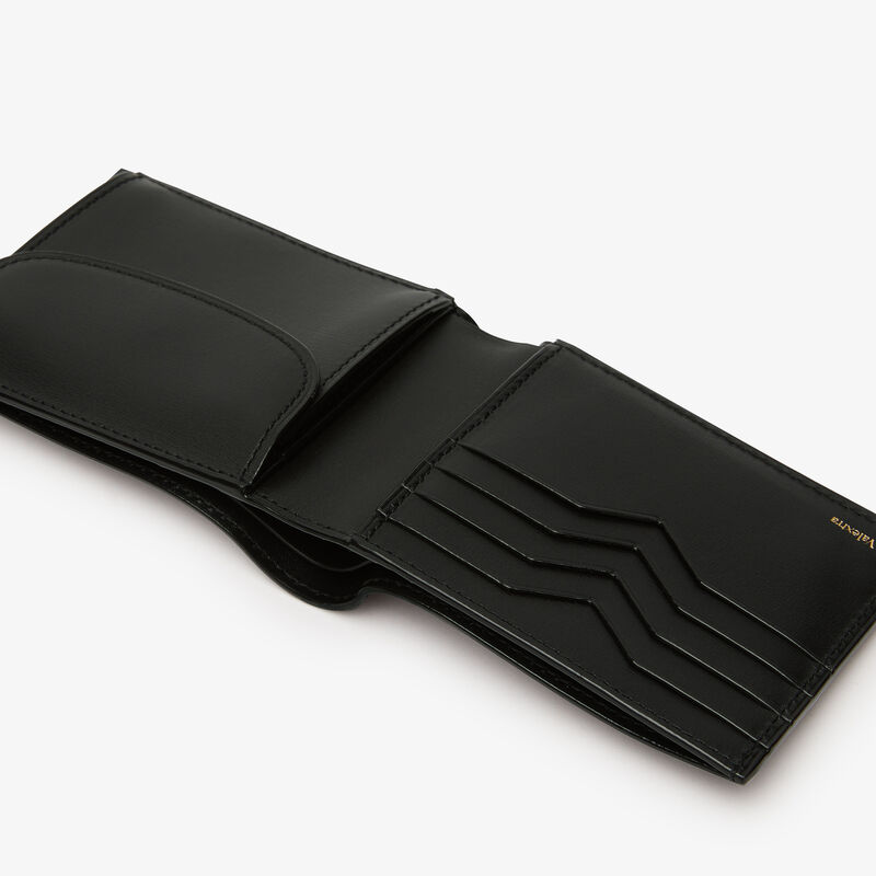 Wallet 4CC Palmellato with Coin Holder - Black - Palmellato calf leather - Valextra - 2