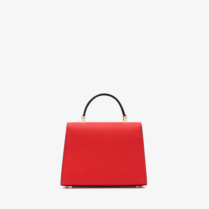 Iside Crossbody Micro Bag - Crimson Red - Millepunte calf leather - Valextra - 6