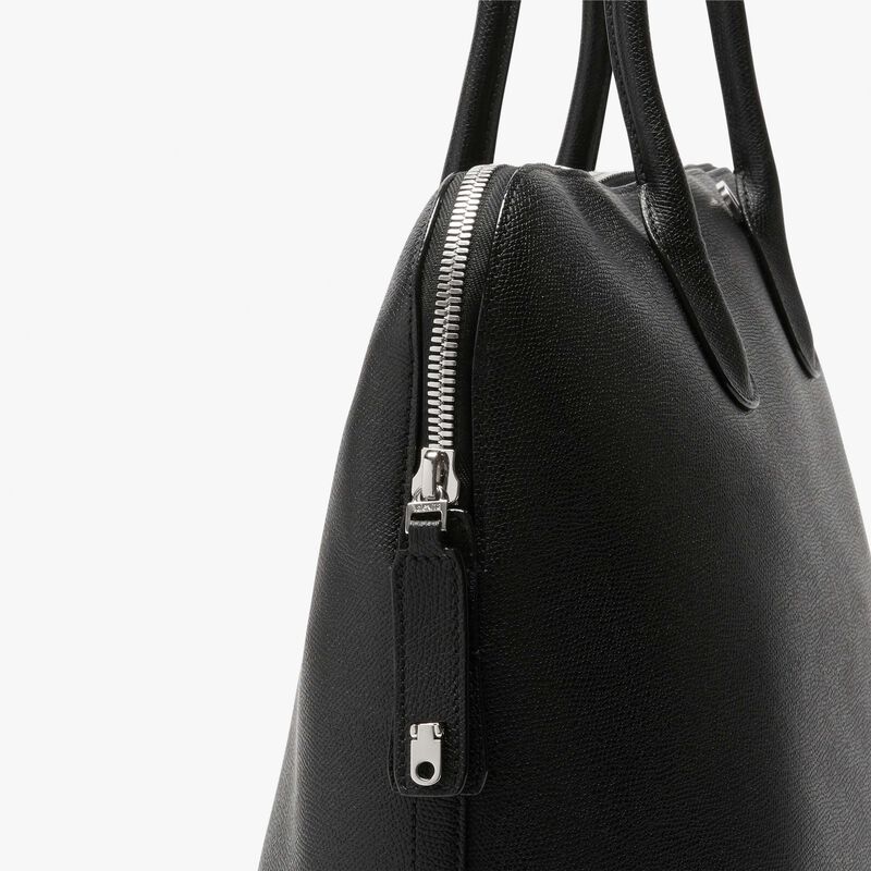 MyLogo Bowling Bag - Black - Millepunte calf leather - Valextra - 3