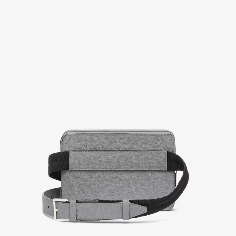 Pocket Bum Bag - Fog grey - Millepunte calf leather - Valextra - 4