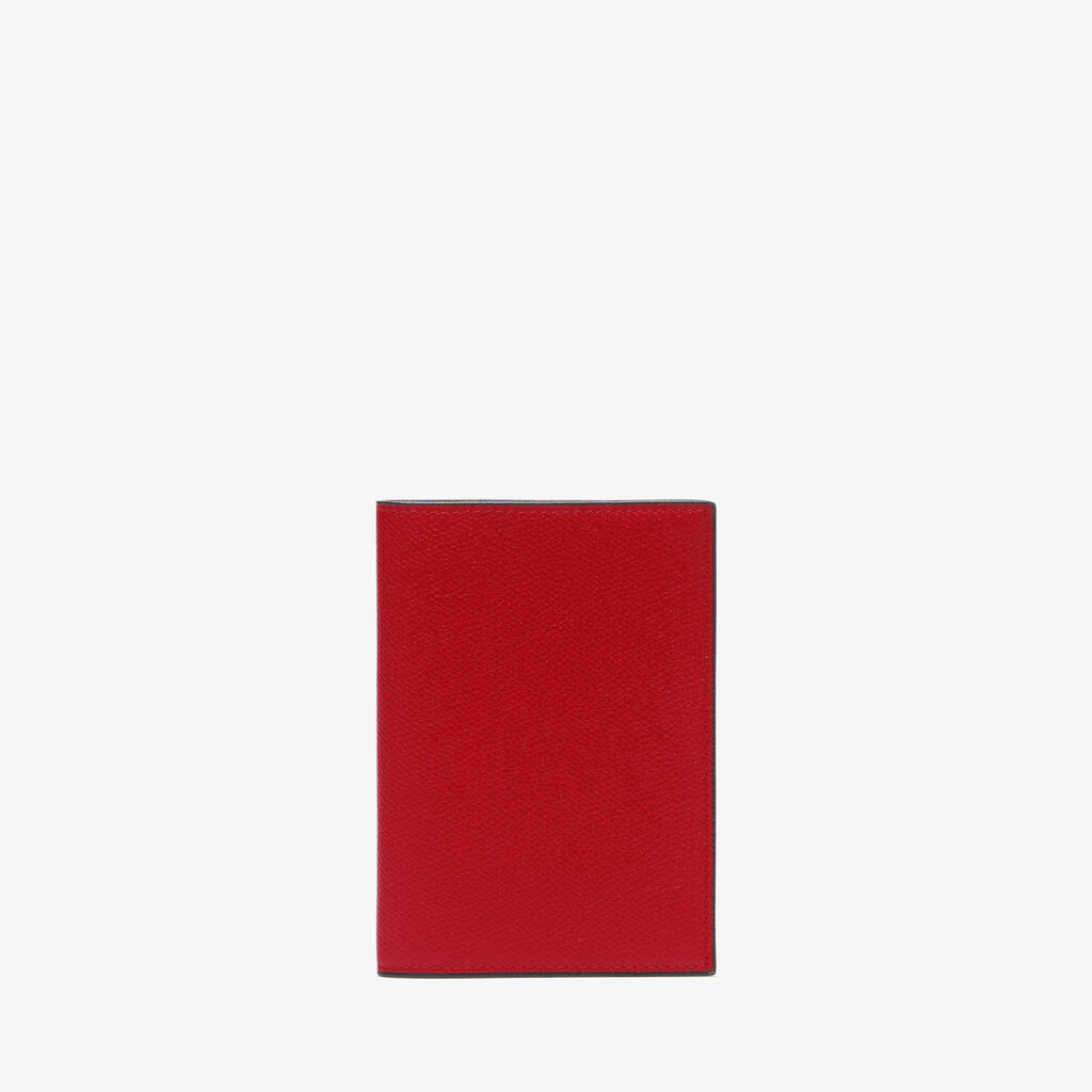 Passport Holder - Red - Vitello VS - Valextra - 1