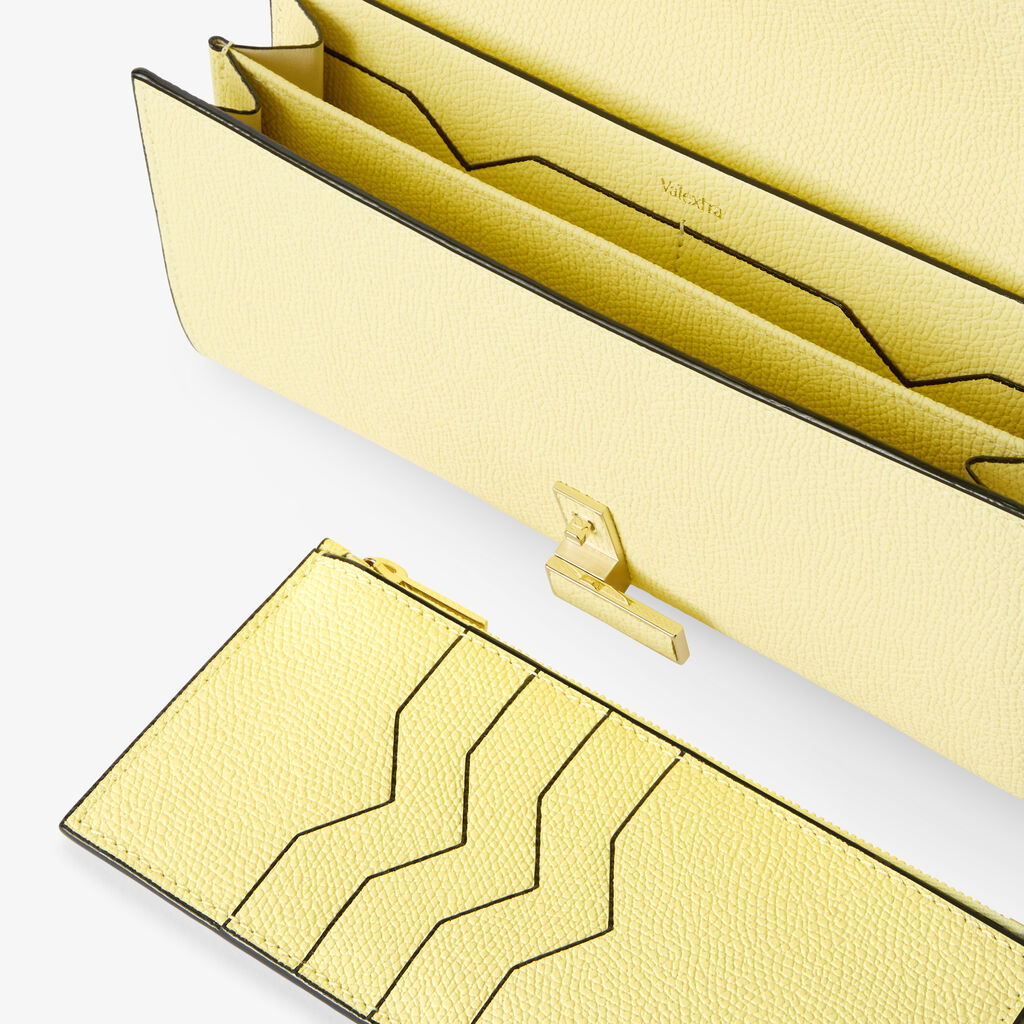 Iside Continental Purse with Chain -  - Millepunte calf leather - Valextra - 3