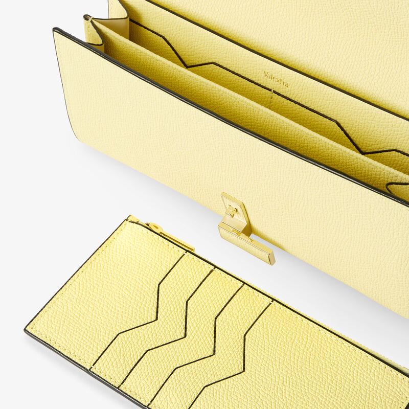 Iside Continental Purse with Chain -  - Millepunte calf leather - Valextra - 3