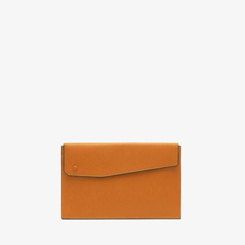 Pocket Crossbody Bag - Havana Brown - Millepunte calf leather - Valextra - 6