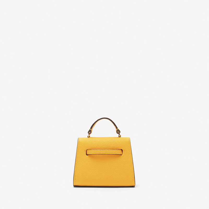 Iside Belt Bag - Yellow Sun - Millepunte calf leather - Valextra - 5