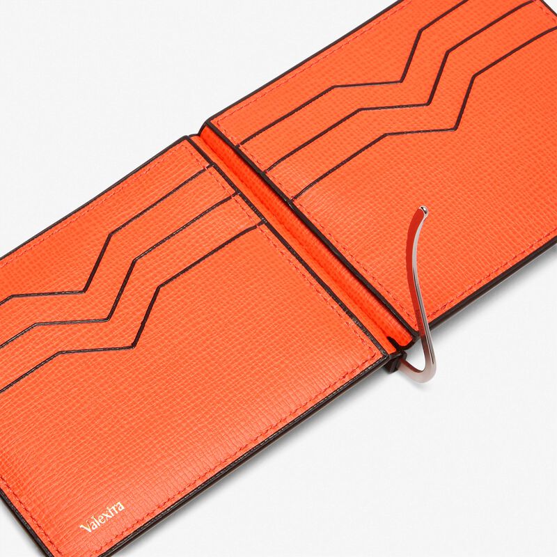 Simple Grip - Lobster Red - Pavè calf leather - Valextra - 2