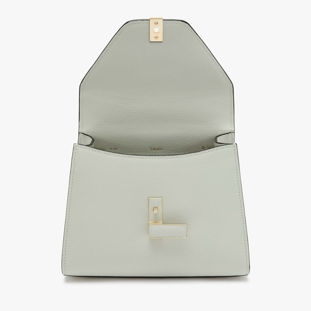 Iside Top handle mini bag - Off White - Vitello VS - Valextra - 7