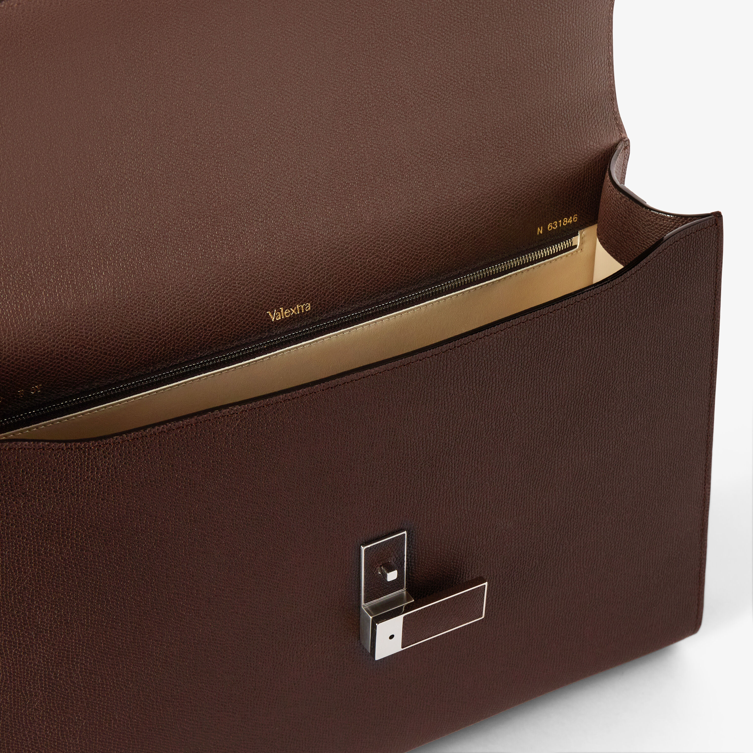 Men's Brown Luxury Leather 24h Briefcase | Valextra Iside