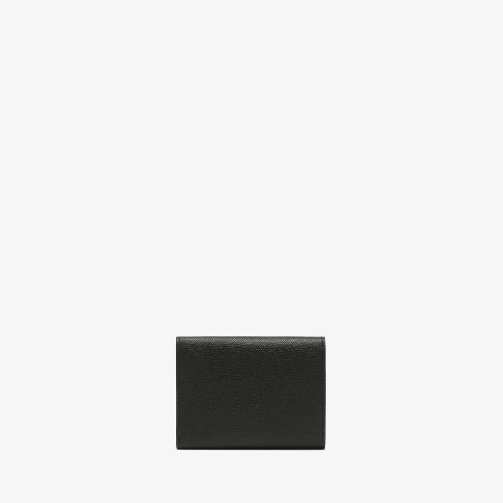 Iside Fold Wallet - Black - Vitello VS - Valextra - 4
