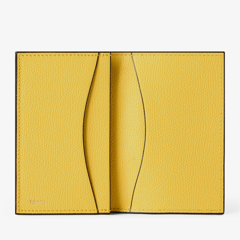 Card Case Onda - Yellow - Millepunte calf leather - Valextra - 5