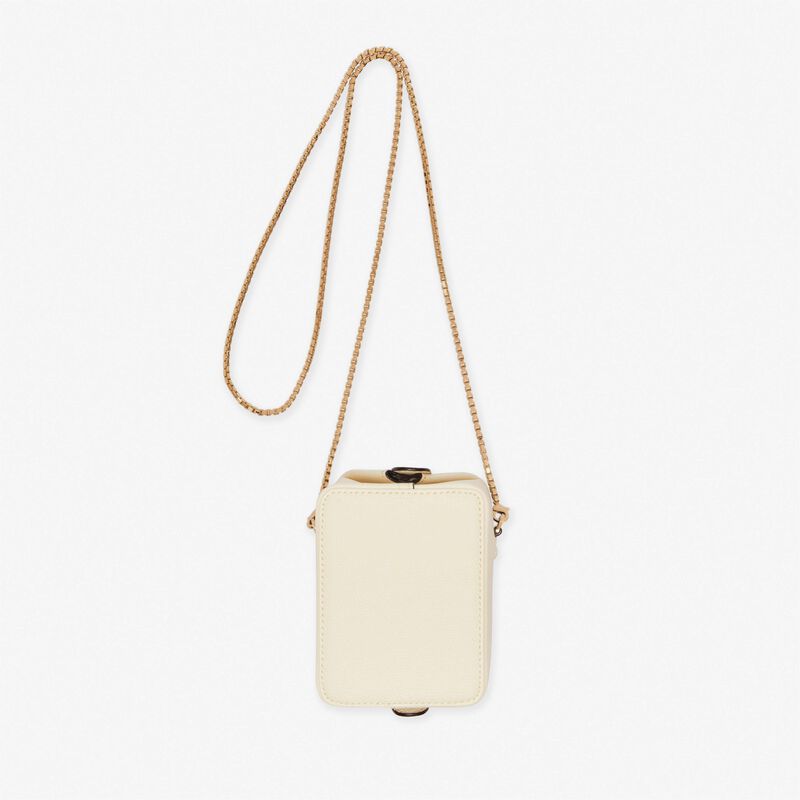 Tric Trac crossbody nano bag - Pergamena White - Millepunte calf leather - Valextra - 5