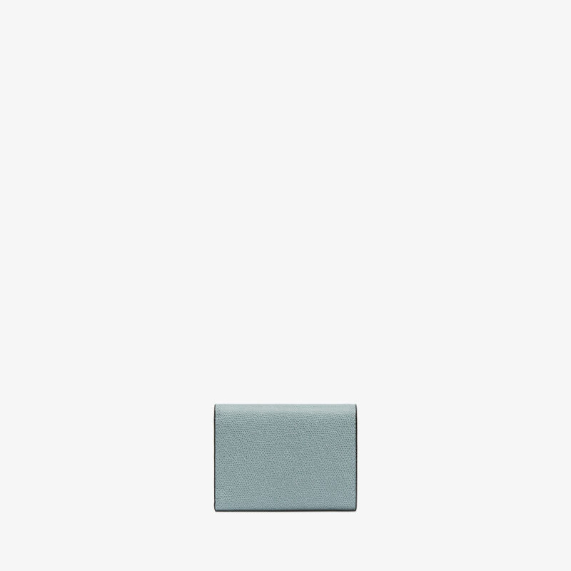 Pocket Purse 6CC - Smokey Blue - Millepunte calf leather - Valextra - 4