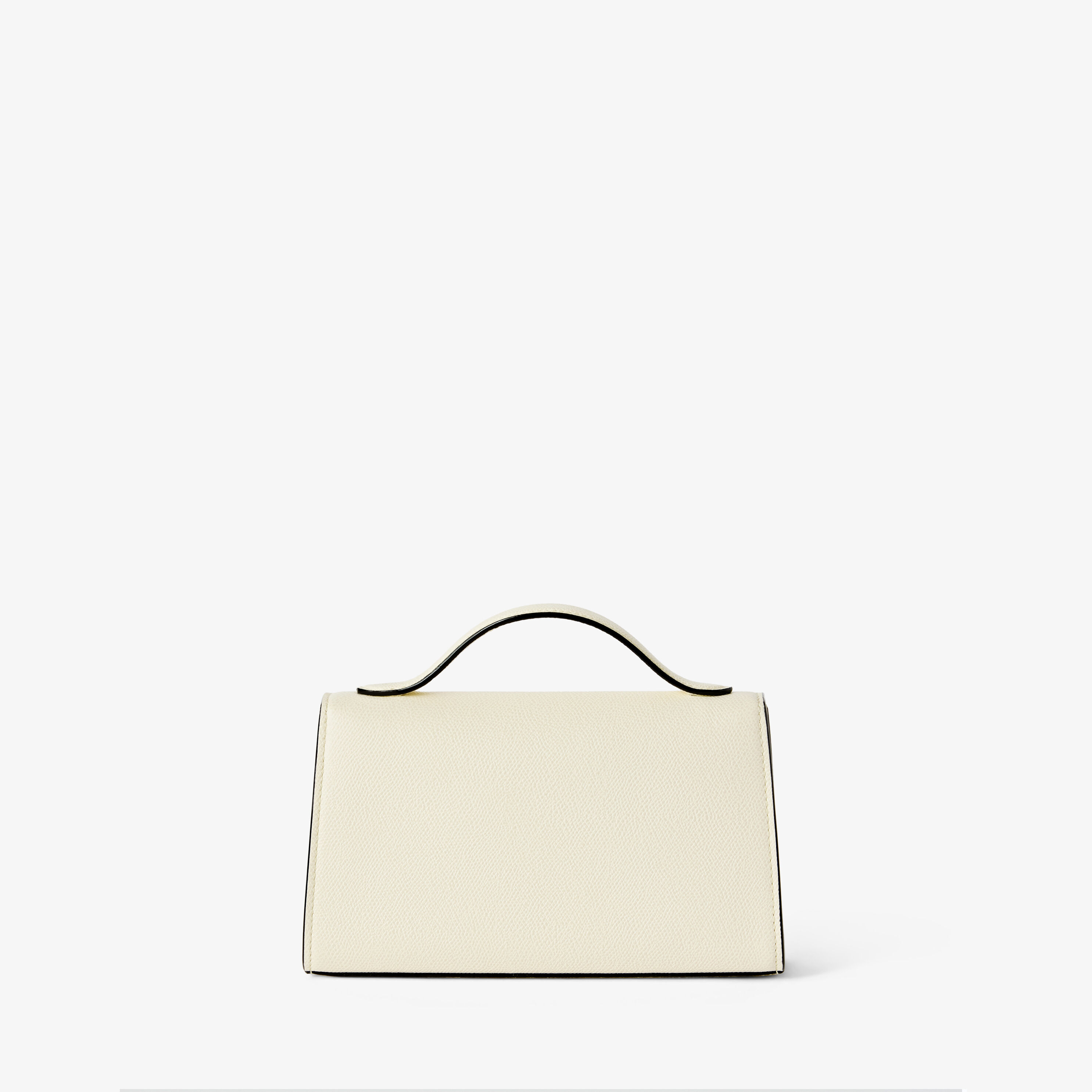 美品　OHGA VALERRIE ホワイト Women's White Luxury Leather Iside Tìn Top Handle Bag | Valextra