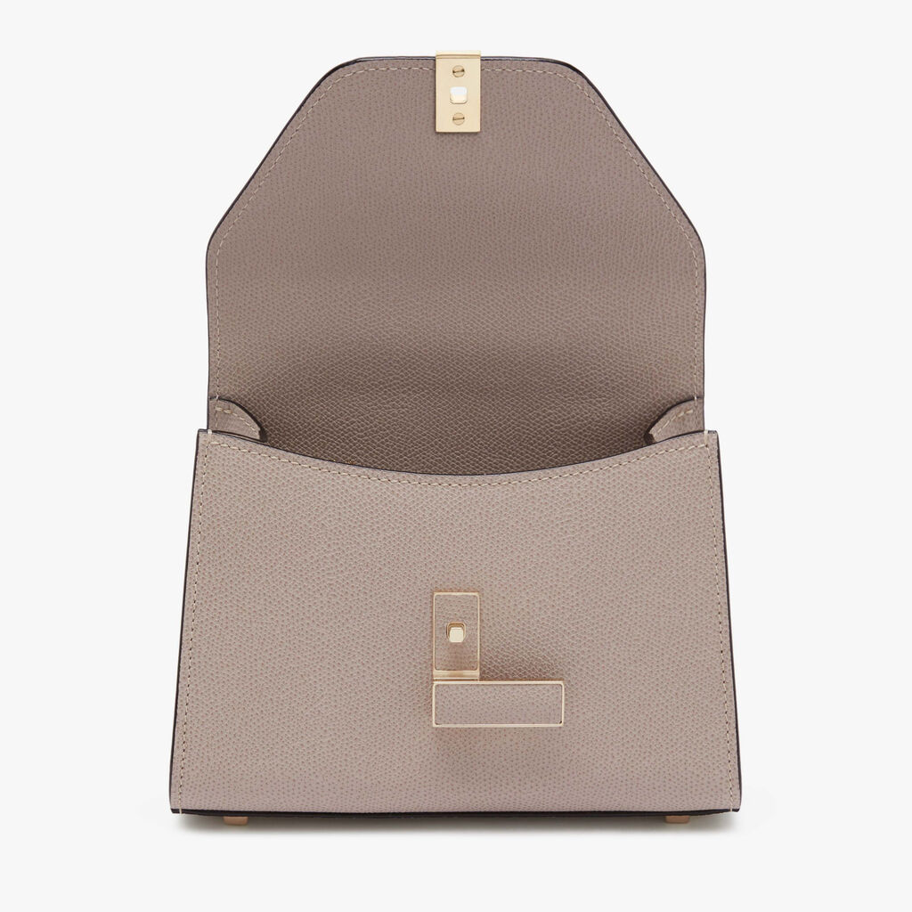 Borsa a Tracolla Iside Micro - Rosa Nude - Vitello VS - Valextra - 7