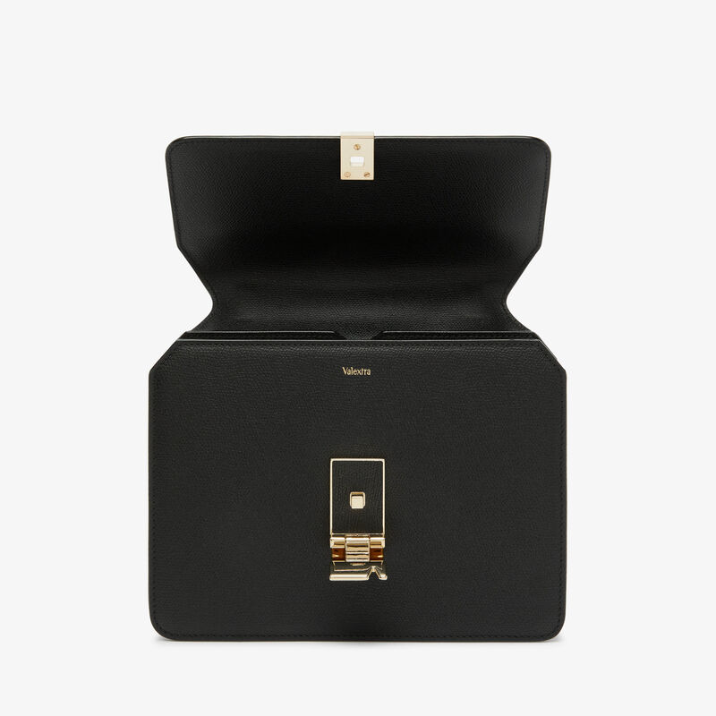 Nolo crossbody medium bag - Black - Vitello VS - Valextra - 6