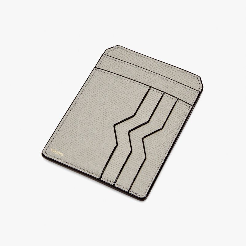 Card Case and Document Holder - Ash Grey - Millepunte calf leather - Valextra - 2
