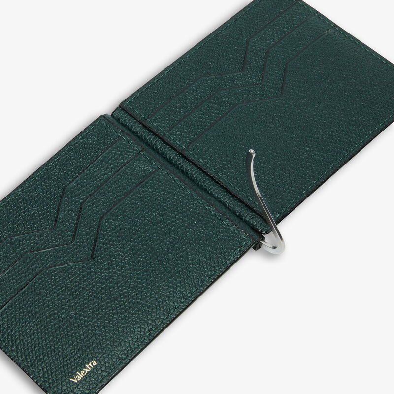 Simple Grip - Valextra Green - Millepunte calf leather - Valextra - 2