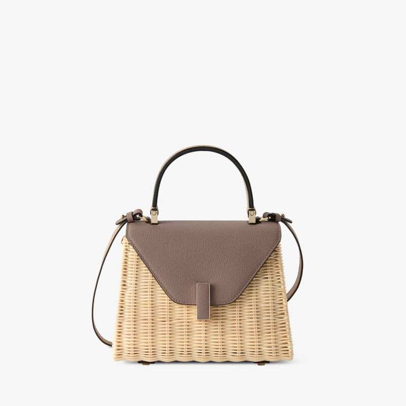 Iside Wicker Top Handle Mini Bag -  - Midollino/Vitello VS - Valextra - 1