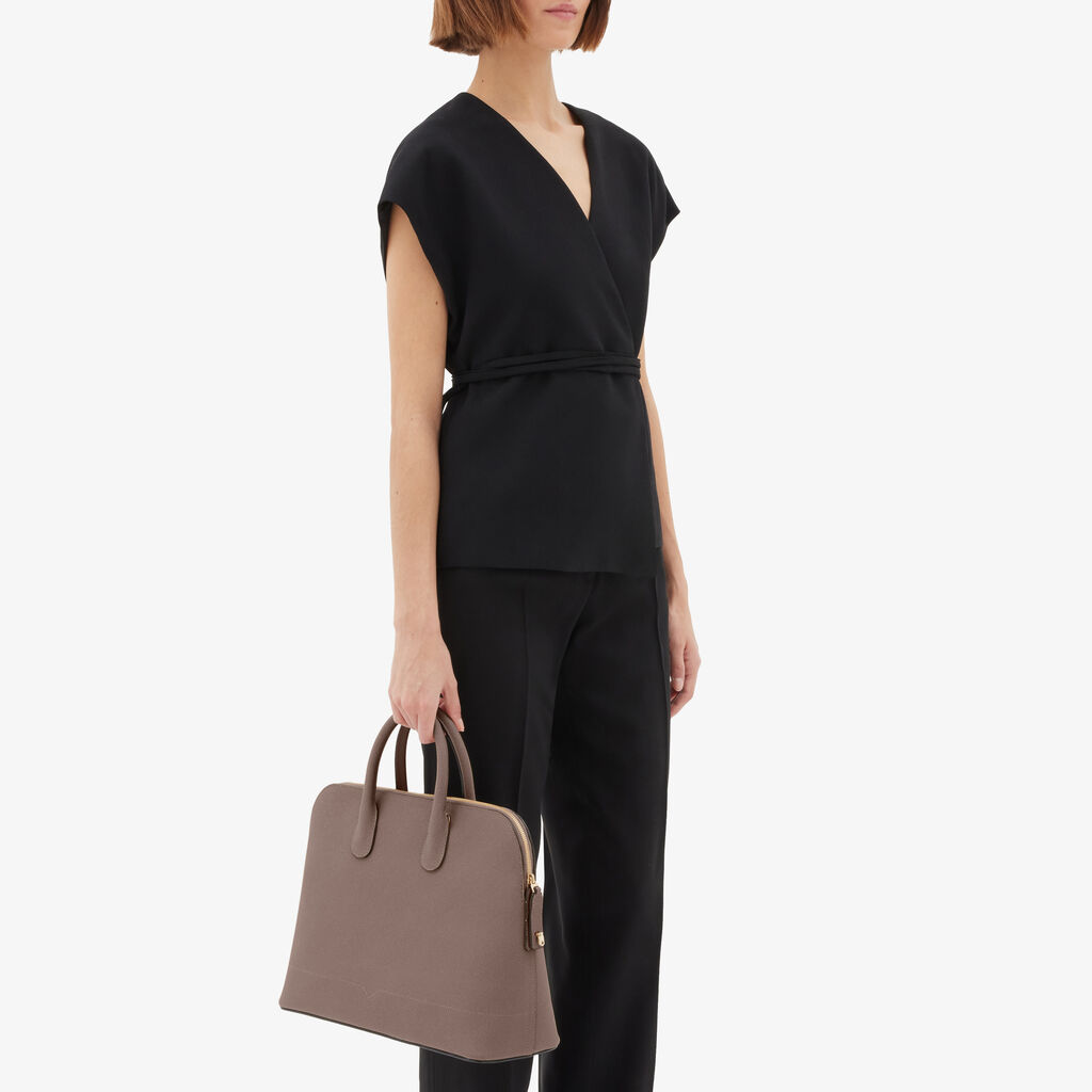 MyLogo Bowling Medium Bag -  - Millepunte calf leather - Valextra - 2