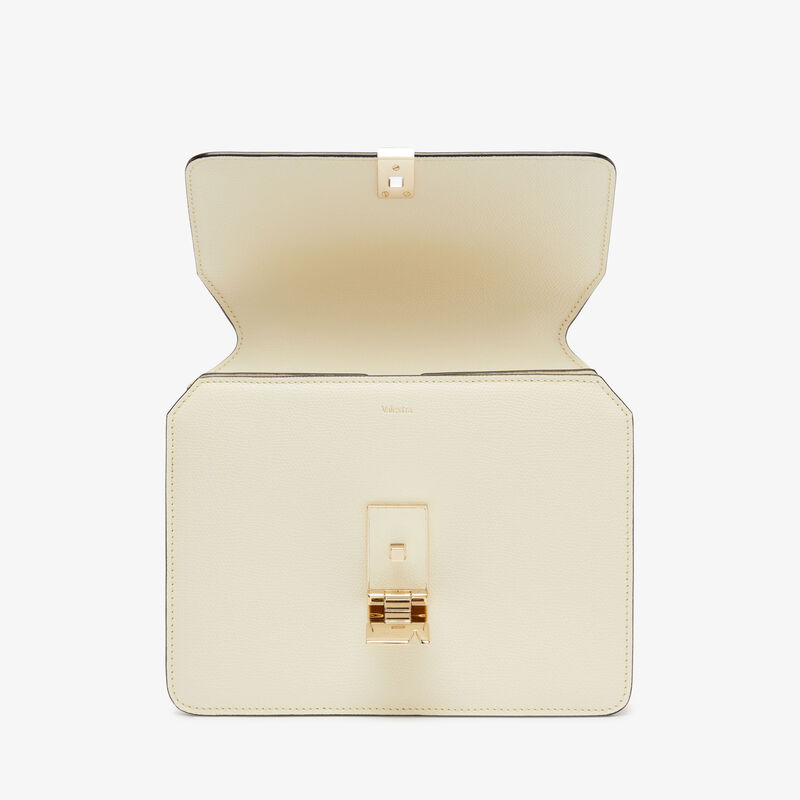 Nolo crossbody medium bag - Pergamena White - Vitello VS - Valextra - 7