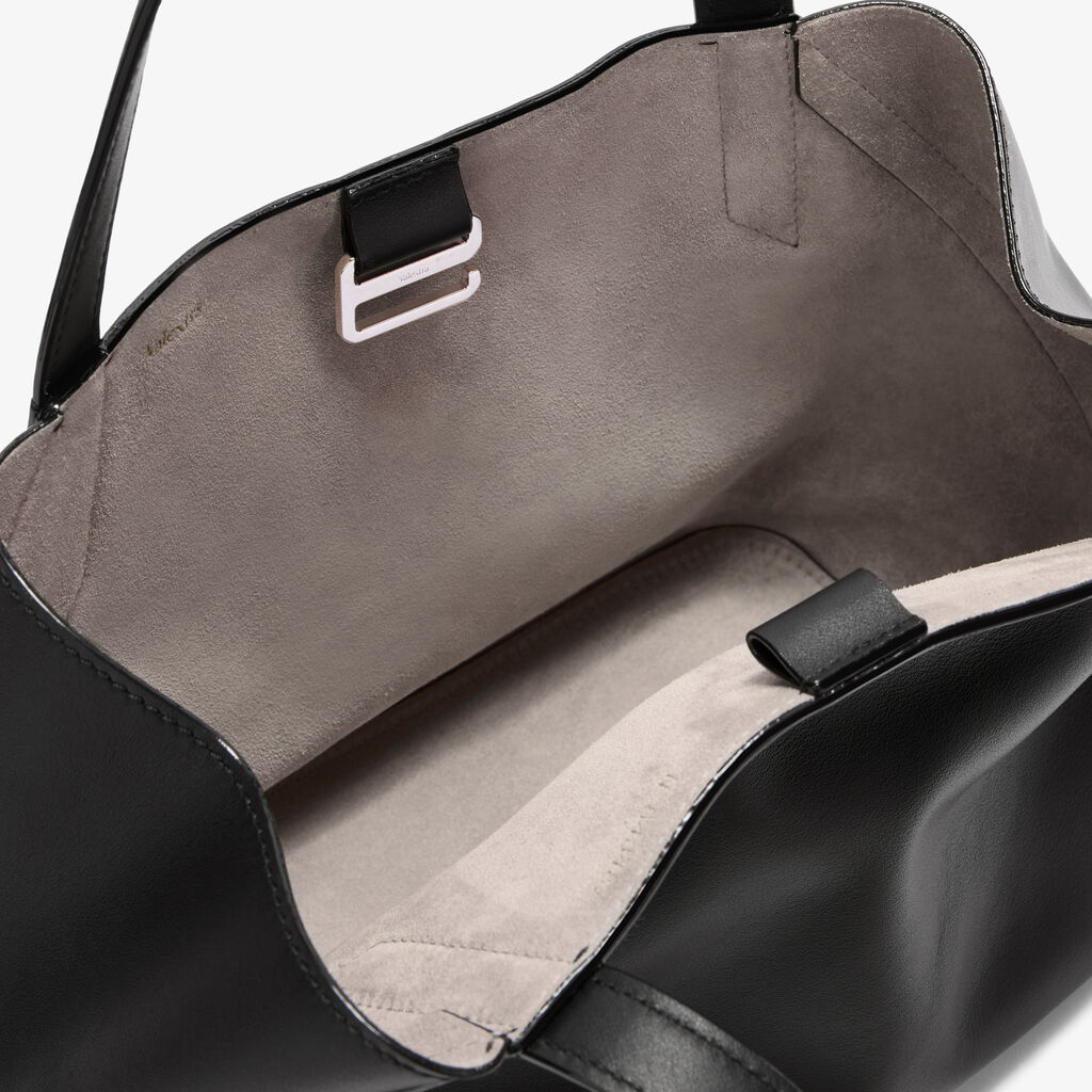 Gio Sublime Two Handles Bag - Black - Sublime smooth leather - Valextra - 4