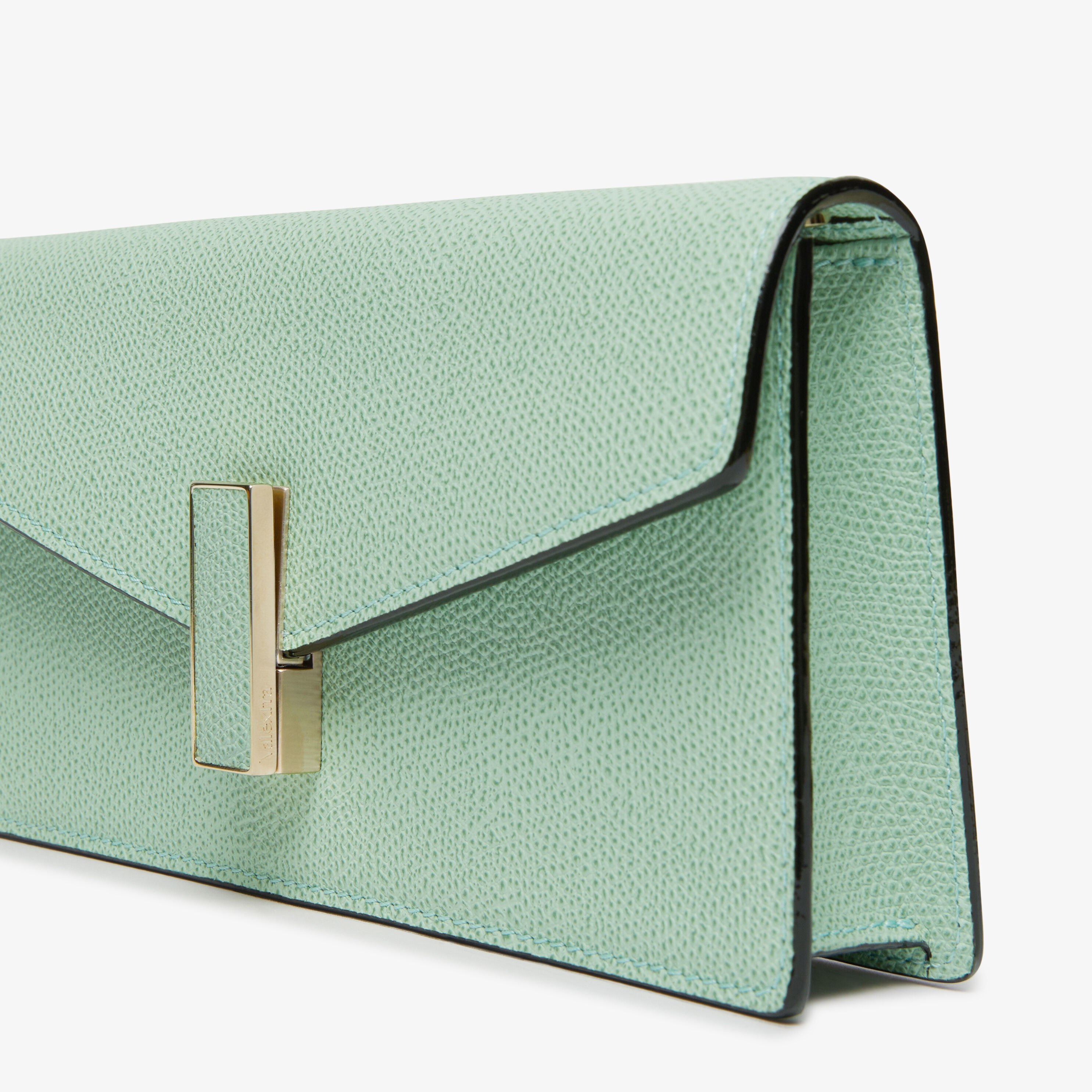 Gold and green clutch bag clearance