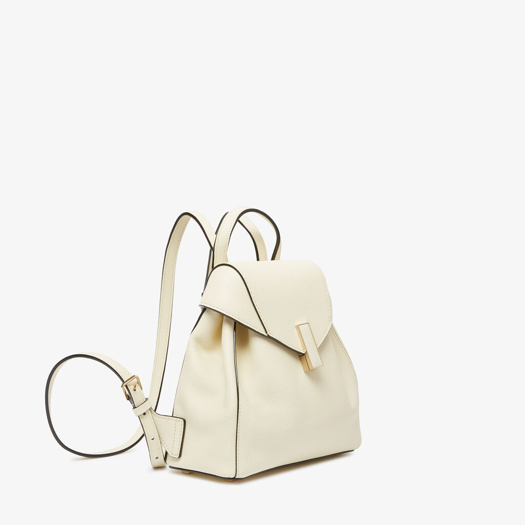 Iside Mini Backpack - Pergamena White - Vitello Millepunte Soft - Valextra - 6