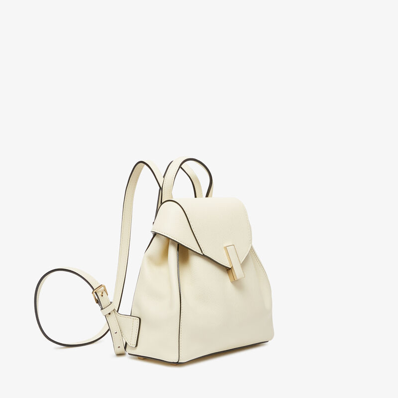 Iside Mini Backpack - Pergamena White - Millepunte Soft calf leather - Valextra - 6