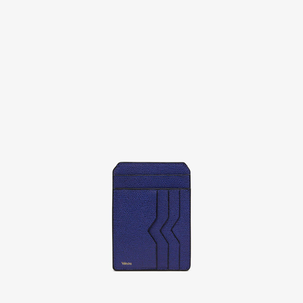 Valextra Portatessere in Pelle Blu | Valextra