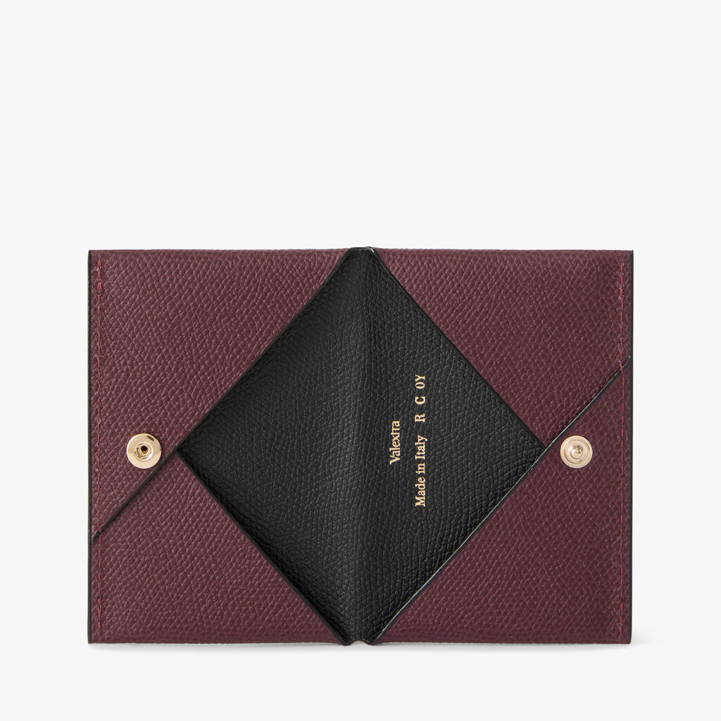 Card Case With Button -  - Millepunte calf leather - Valextra - 4