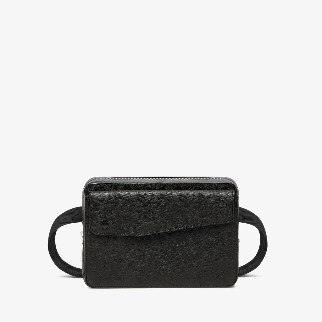 Pocket Bum Bag - Black - Vitello VS - Valextra - 1