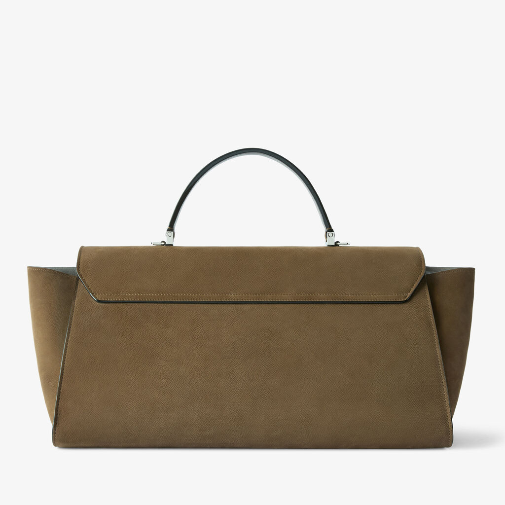 Iside Editor Senso Top Handle Large Bag -  - Vitello Millepunte Nabuk - Valextra - 5