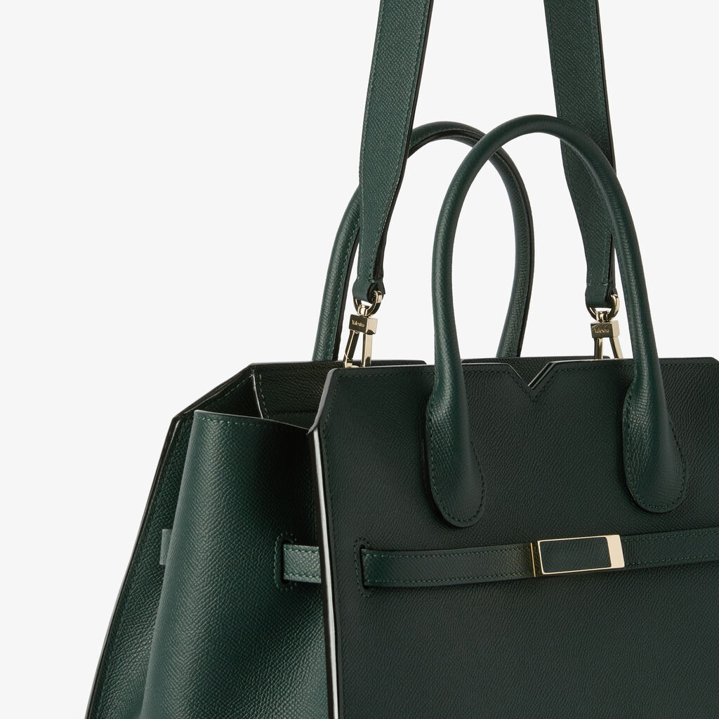 Milano Two Handles Medium Bag -  - Vitello Millepunte Soft - Valextra - 3