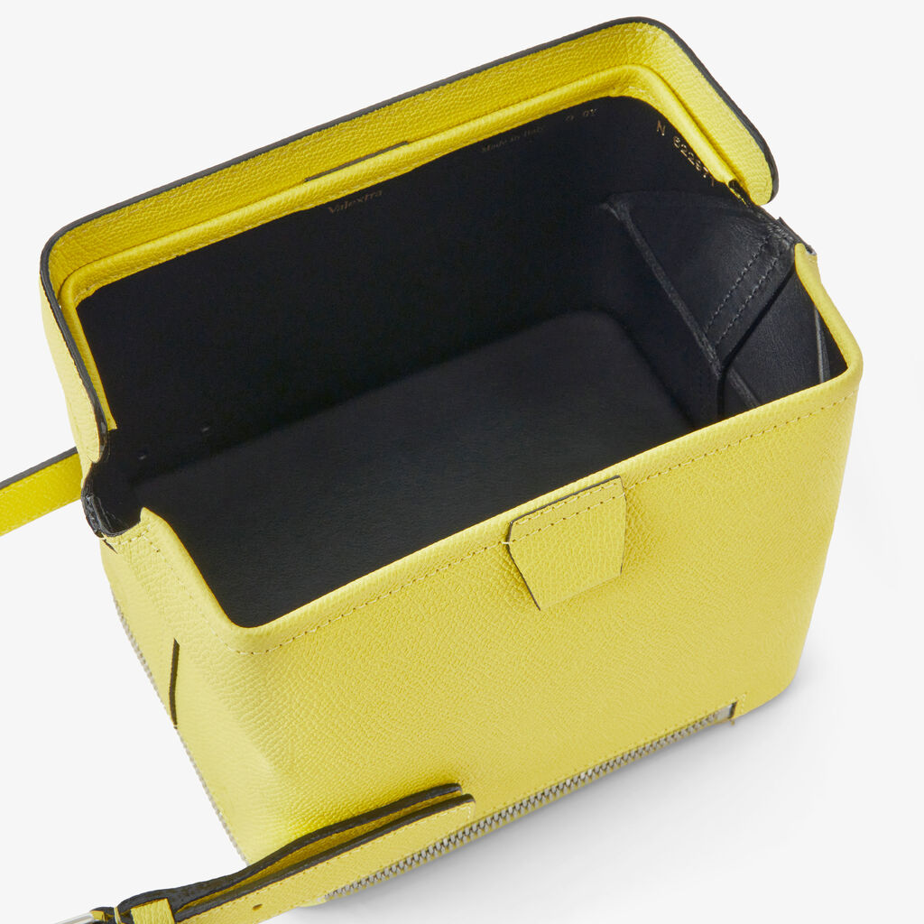 Tric Trac Bag - Citrine Yellow - Vitello VS - Valextra - 3