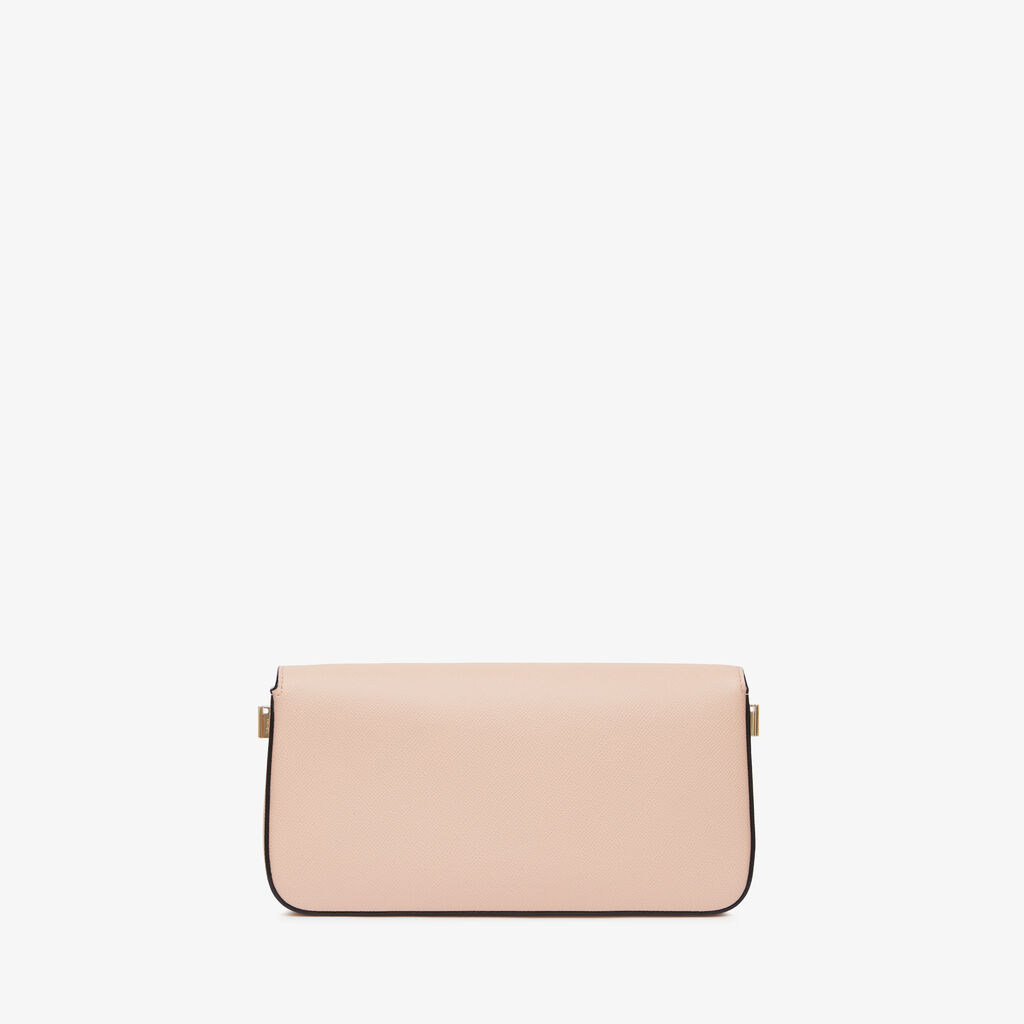 Iside Shoulder Bag - Bonne Mine Pink - Vitello Millepunte Soft - Valextra - 4