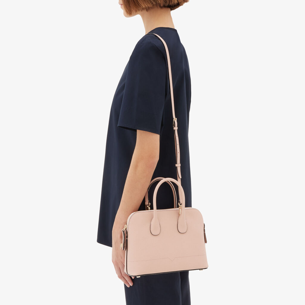 MyLogo Bowling Mini Bag - Bonne Mine Pink - Vitello VS - Valextra - 2