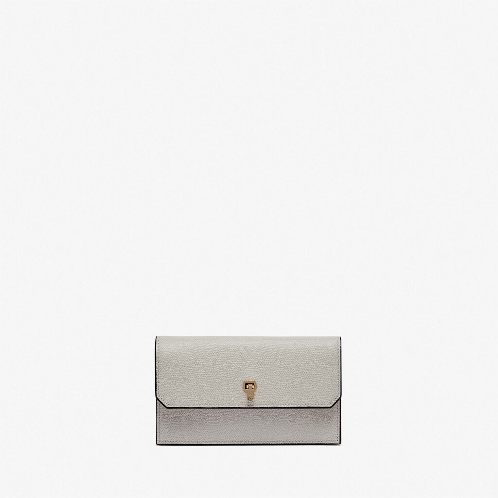 Brera Purse - Ash Grey - Vitello VS - Valextra - 1