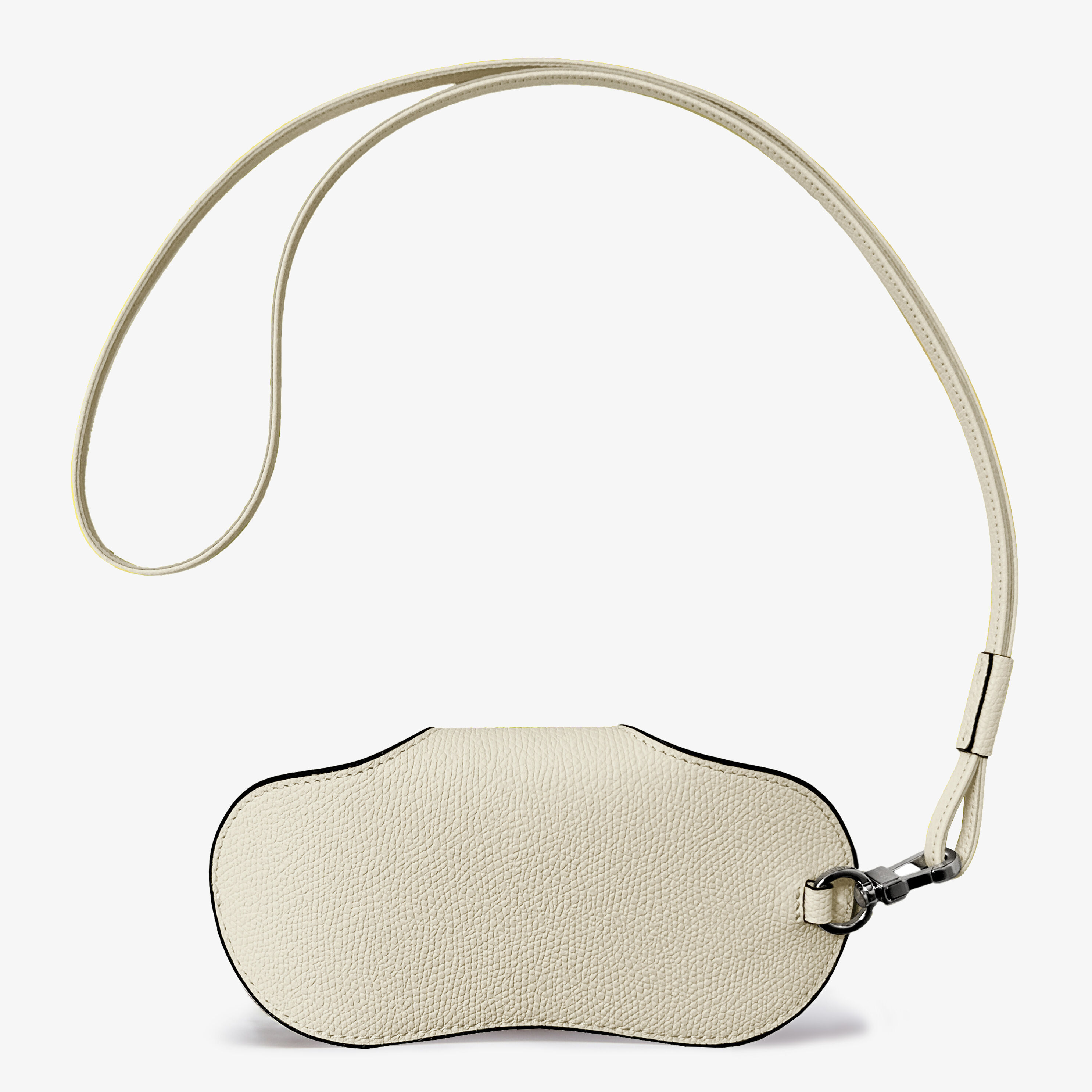 Millepunte calf leather Customised glasses Case with lanyard in