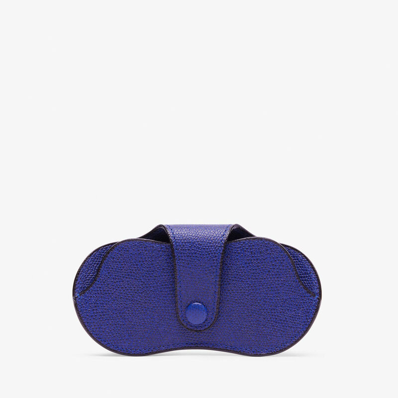 Glasses Case - Royal Blue - Millepunte calf leather - Valextra - 5