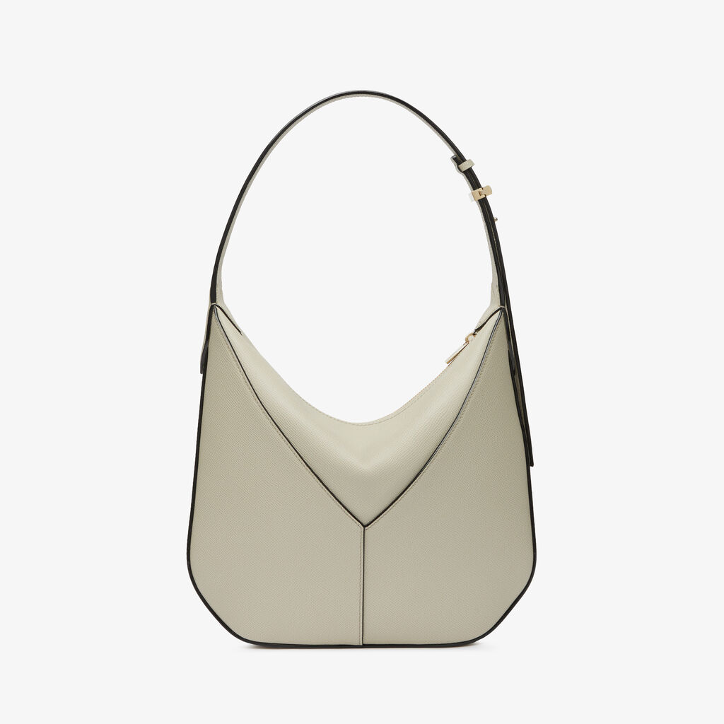 Vivi Hobo Mini Bag -  - Vitello Millepunte Soft - Valextra - 5