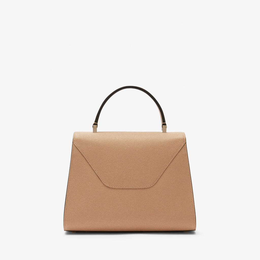 Iside Top handle medium bag - Cashmere Beige - Vitello VS - Valextra - 6