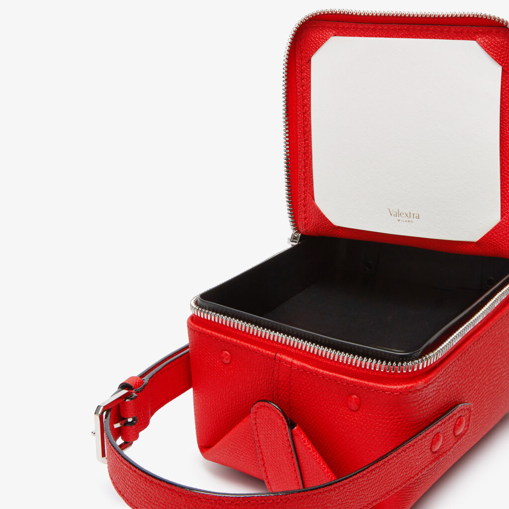 Borsa Tric Trac - Rosso Cremisi - Vitello VS - Valextra - 5