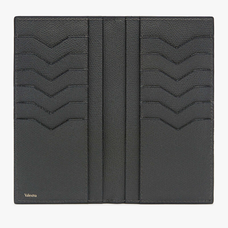 Vertical Wallet 12Cc - Smokey Grey - Millepunte calf leather - Valextra - 4