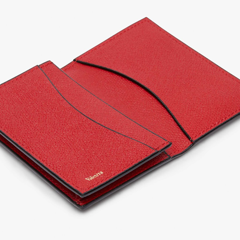 Card Case Onda - Red - Vitello VS - Valextra - 3