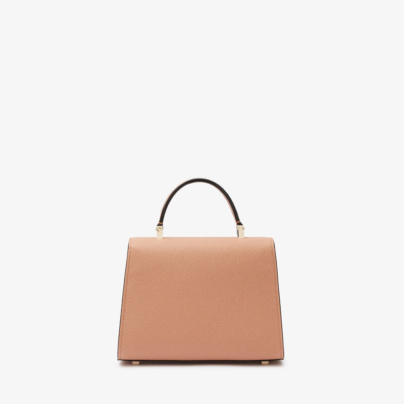 Iside Crossbody Micro Bag - Terra Brown - Millepunte calf leather - Valextra - 6