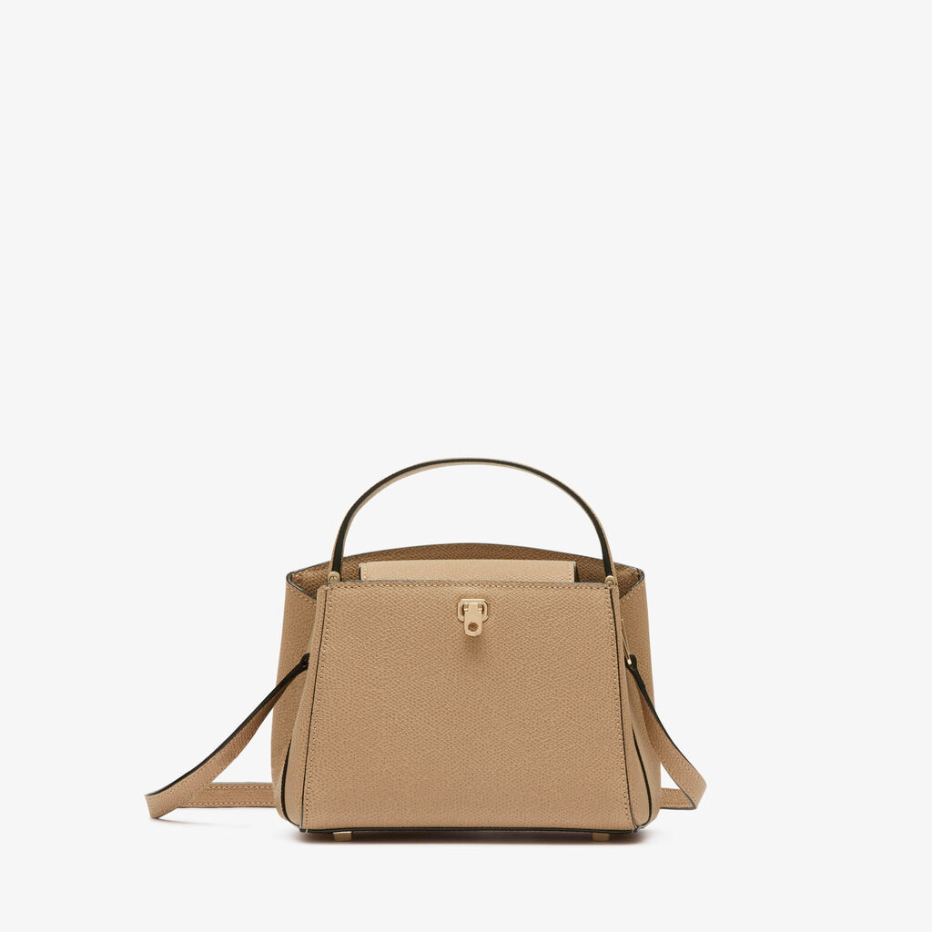 Brera Crossbody Micro Bag - Cashmere Beige - Vitello VS - Valextra - 1