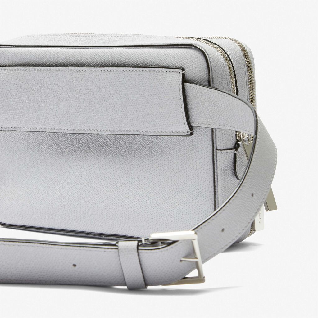 Bum Bag - Stone Grey - Vitello VS - Valextra - 4